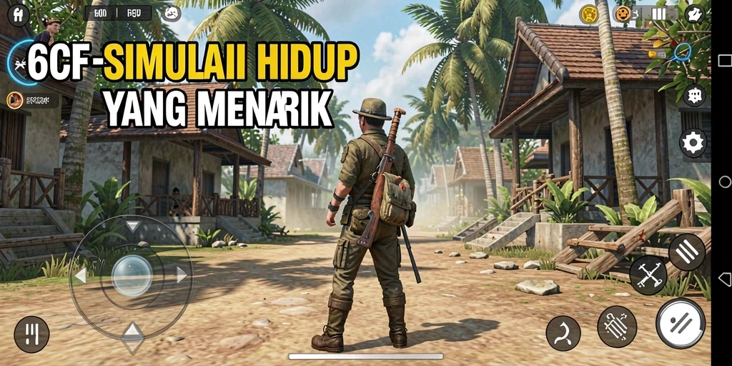 Tampilan gameplay seru dan interaktif dalam 6CF.