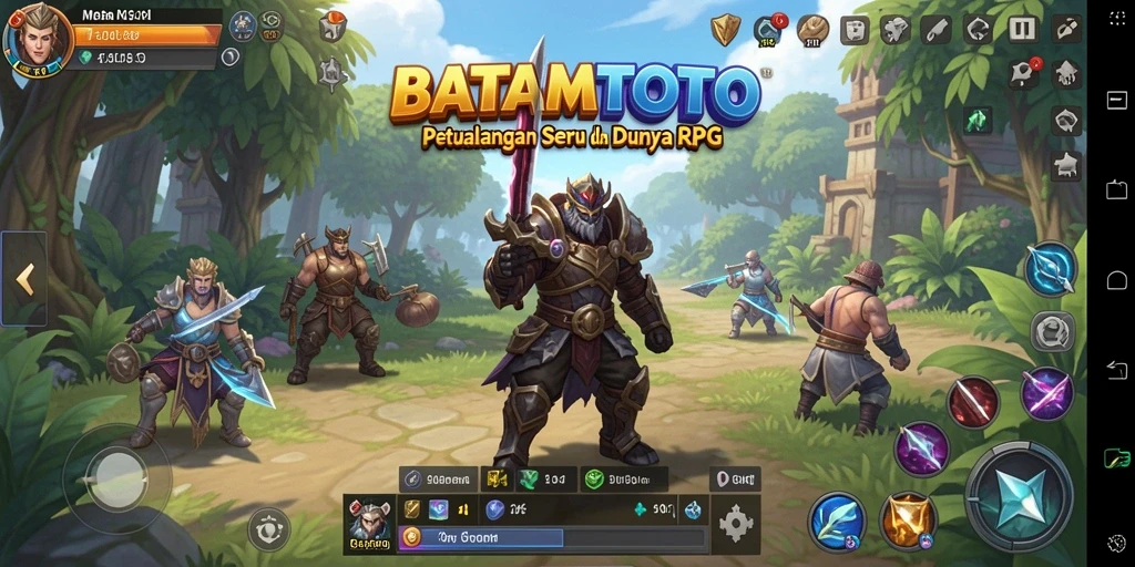 Tampilan menakjubkan dari permainan RPG BATAMTOTO.