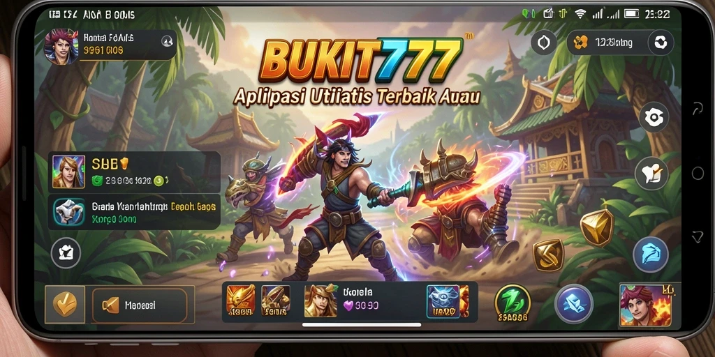 Tampilan utama BUKIT777 yang intuitif dan penuh fitur.
