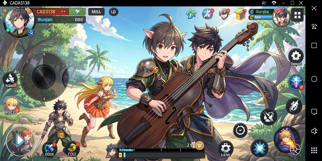 Tampilan gameplay <strong>CADAS138</strong> yang penuh warna dan dinamis.