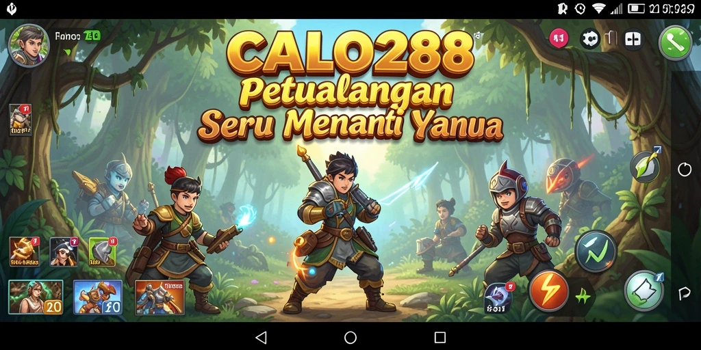 Tampilan gameplay petualangan yang menarik di CALO288.