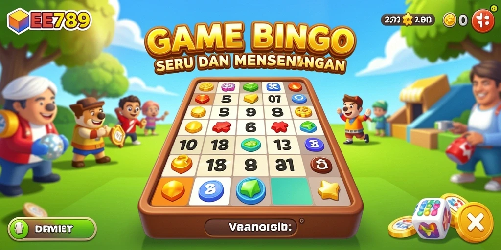 Tampilan gameplay Bingo yang seru dan menarik di EE789.