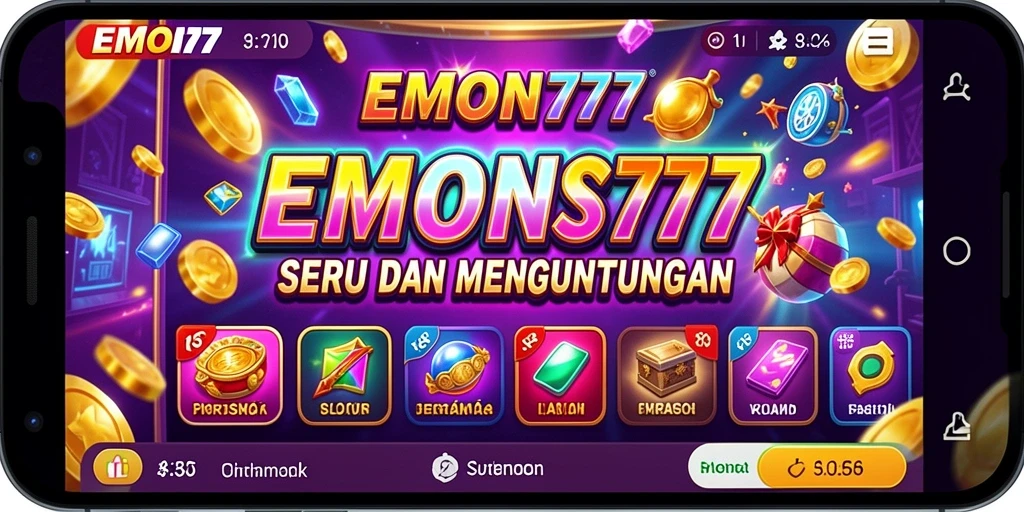Screenshot gameplay EMON777 menampilkan suasana seru permainan Slot.