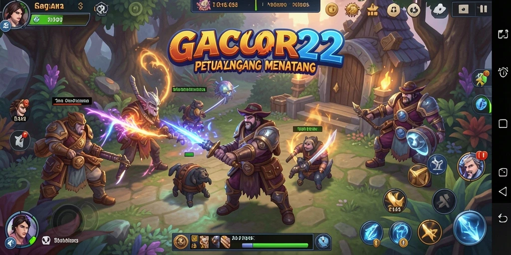 Tampilan screenshot GACOR22 menunjukkan momen seru dalam gameplay petualangan.