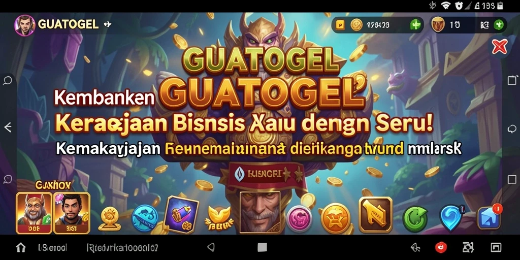 Tampilan screenshot GUATOGEL menunjukkan gameplay strategis yang mendebarkan.