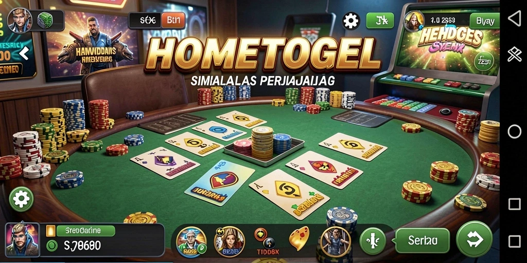 Screenshot HOMETOGEL menampilkan antarmuka permainan togel yang menarik dan interaktif.