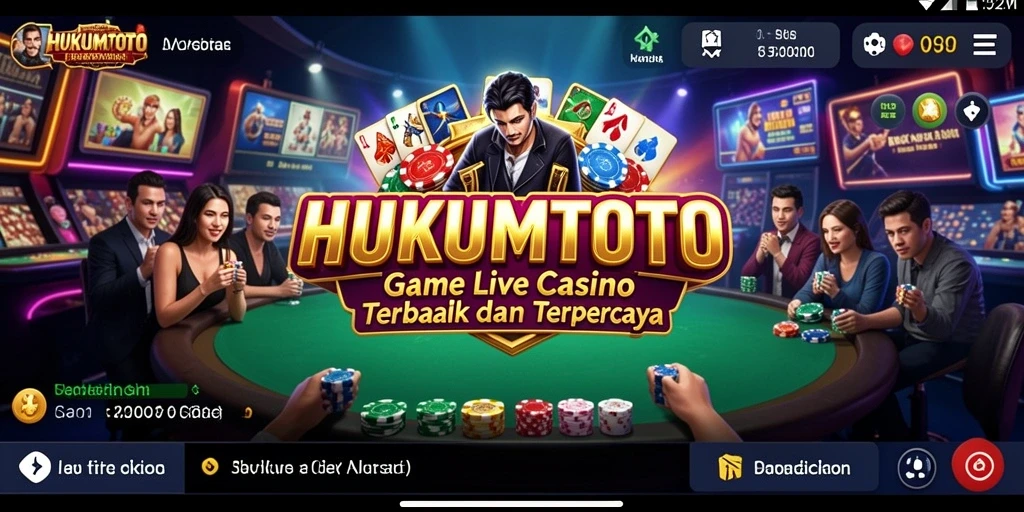 Tampilan gameplay HUKUMTOTO yang menarik dan hidup.