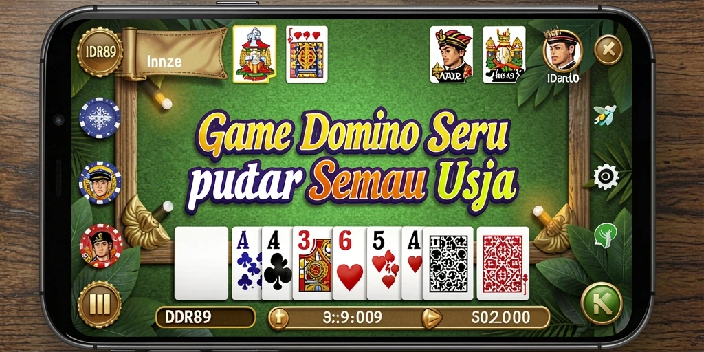 Screenshot gameplay IDR89 yang menampilkan duel seru dalam permainan Domino.