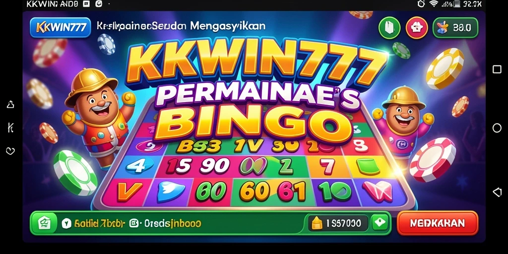 Tampilan gameplay Bingo yang seru di KKWIN777 dengan fitur interaktif.