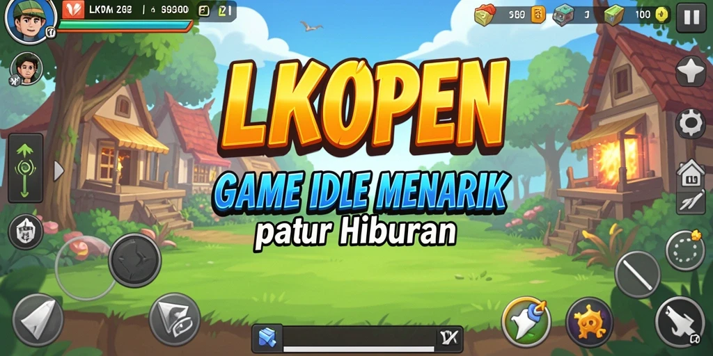Tampilan gameplay LKOPEN dengan elemen Idle yang menarik dan menawan.