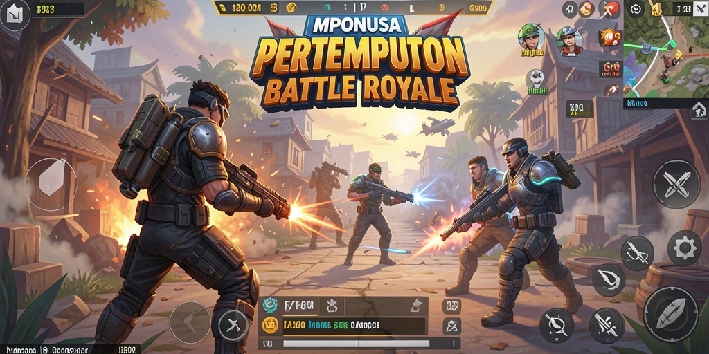 Tampilan seru dari gameplay MPONUSA yang memacu adrenalin.