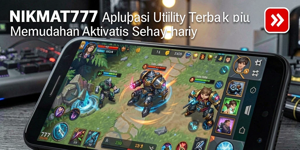 Screenshot utama NIKMAT777 menampilkan antarmuka aplikasi Utility yang intuitif.
