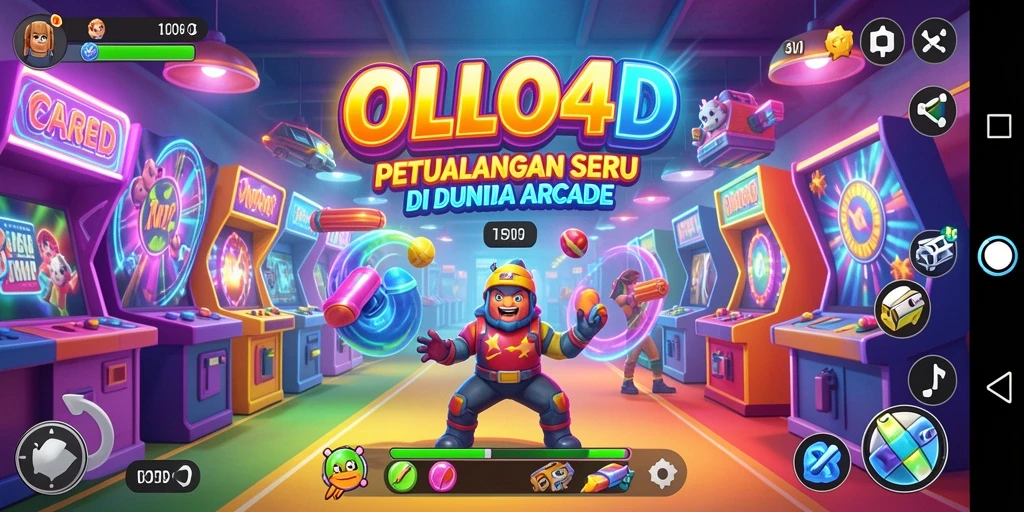 Tangkapan layar gameplay seru dan penuh aksi dari OLLO4D.