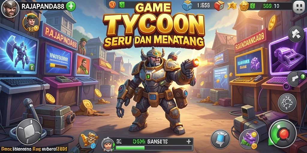 Gameplay mengasyikkan dalam RAJAPANDA88 yang menantang.