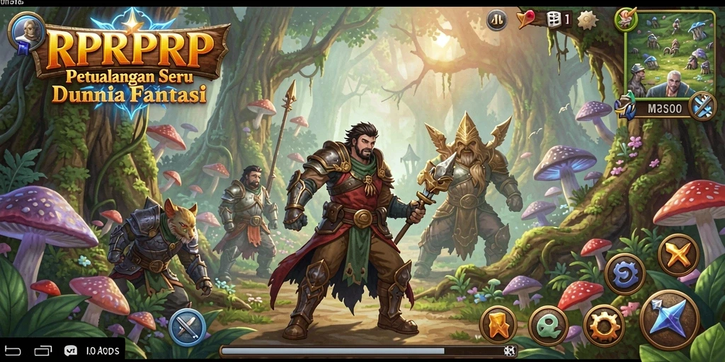 Tampilan gameplay RPRPRP yang menarik dan seru.