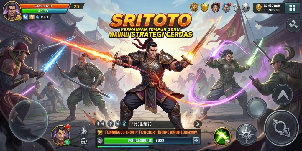 Tampilan gameplay SRITOTO yang mendebarkan dan penuh aksi.