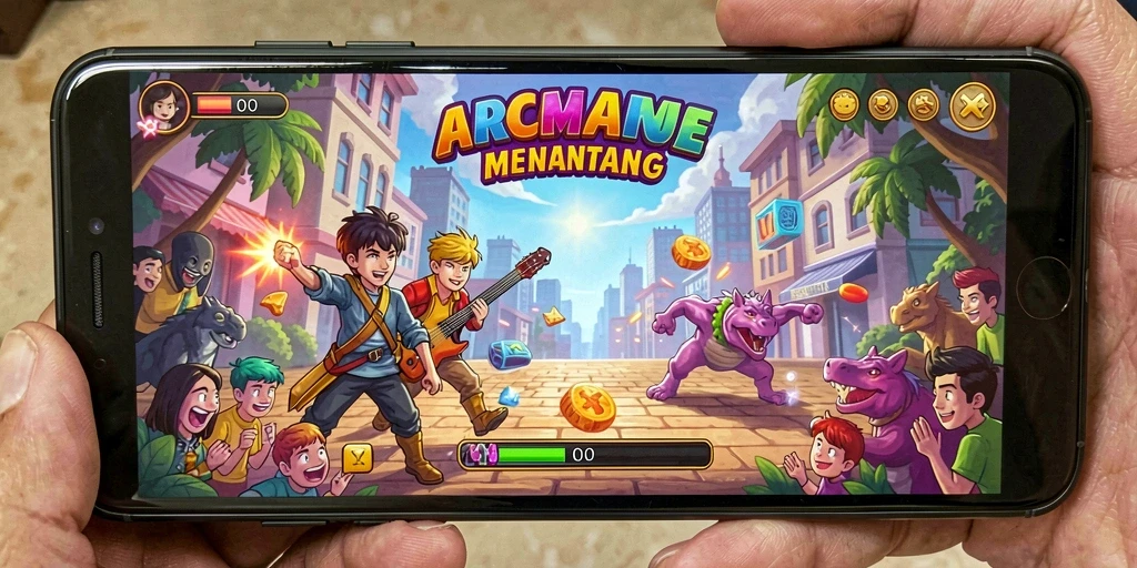 Tampilan gameplay T6 yang penuh aksi dan warna.
